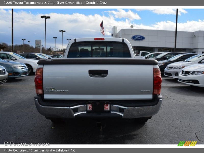 Silver Streak Mica / Graphite Gray 2008 Toyota Tacoma Access Cab