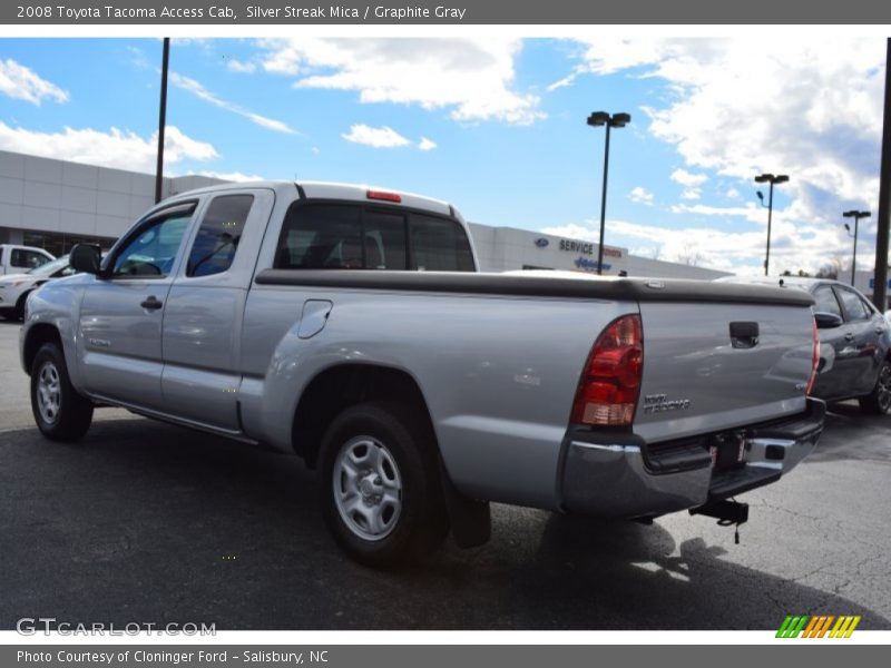 Silver Streak Mica / Graphite Gray 2008 Toyota Tacoma Access Cab