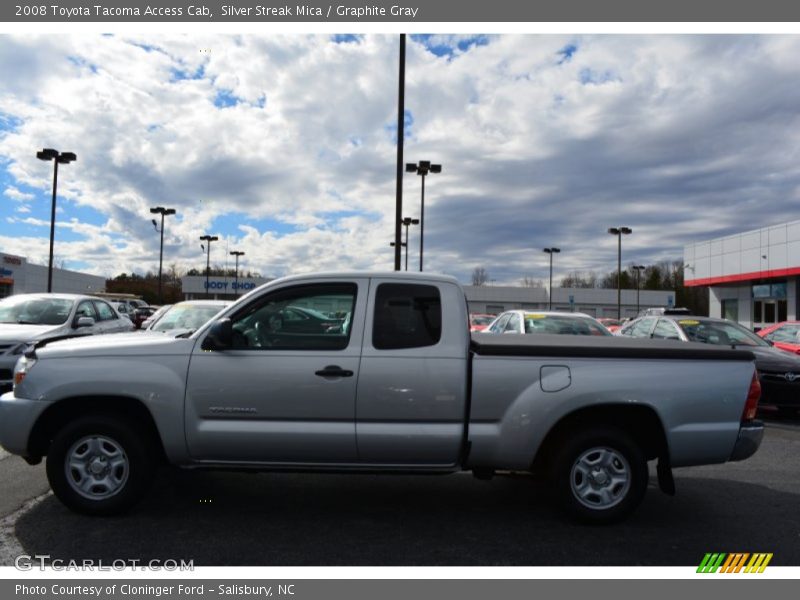Silver Streak Mica / Graphite Gray 2008 Toyota Tacoma Access Cab