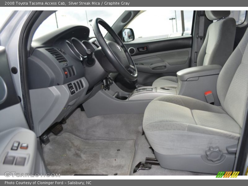 Silver Streak Mica / Graphite Gray 2008 Toyota Tacoma Access Cab