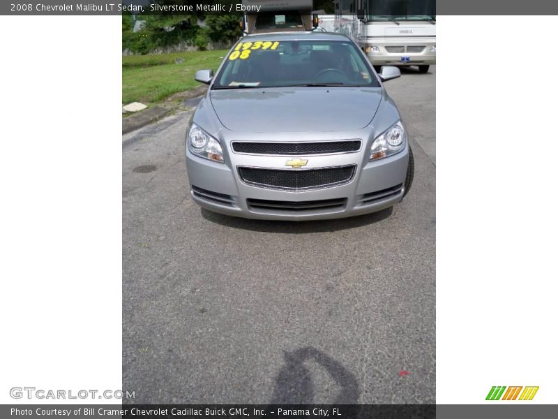 Silverstone Metallic / Ebony 2008 Chevrolet Malibu LT Sedan