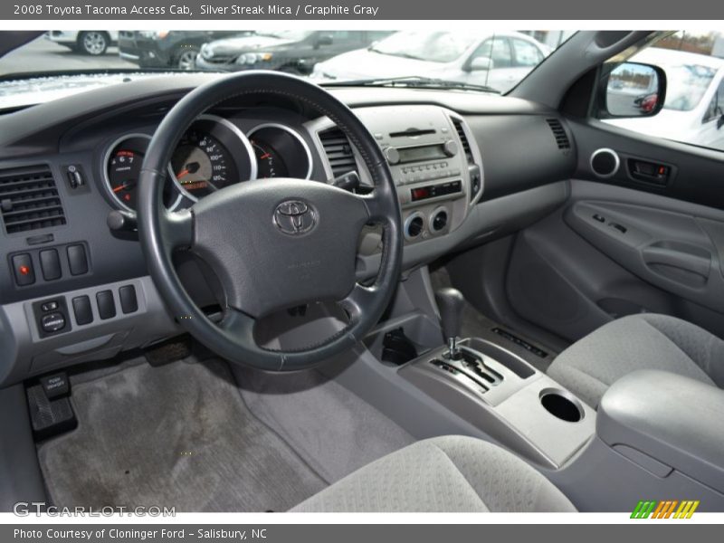 Silver Streak Mica / Graphite Gray 2008 Toyota Tacoma Access Cab