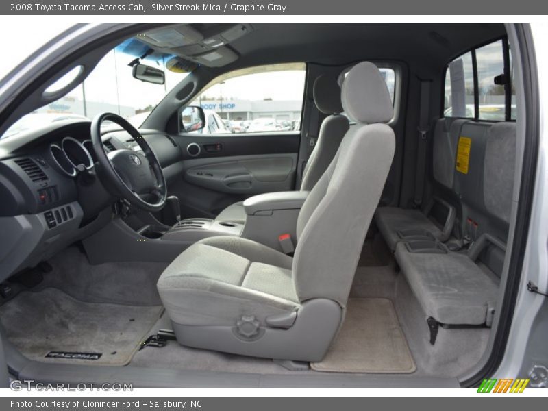 Silver Streak Mica / Graphite Gray 2008 Toyota Tacoma Access Cab