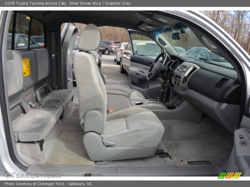 Silver Streak Mica / Graphite Gray 2008 Toyota Tacoma Access Cab