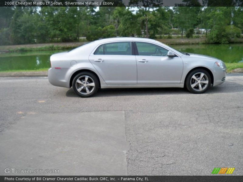 Silverstone Metallic / Ebony 2008 Chevrolet Malibu LT Sedan