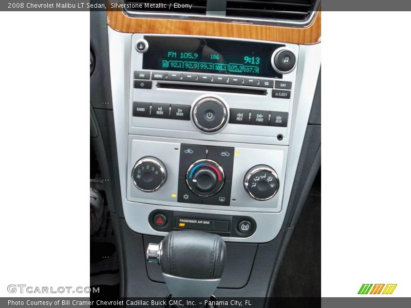 Silverstone Metallic / Ebony 2008 Chevrolet Malibu LT Sedan