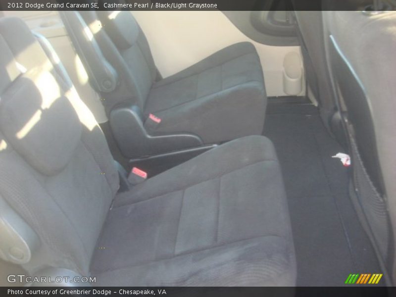 Cashmere Pearl / Black/Light Graystone 2012 Dodge Grand Caravan SE