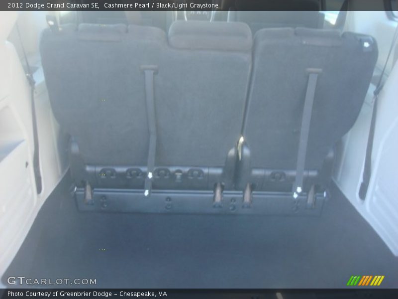 Cashmere Pearl / Black/Light Graystone 2012 Dodge Grand Caravan SE