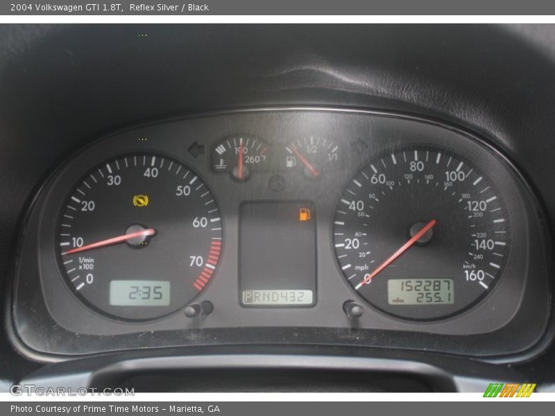 Reflex Silver / Black 2004 Volkswagen GTI 1.8T