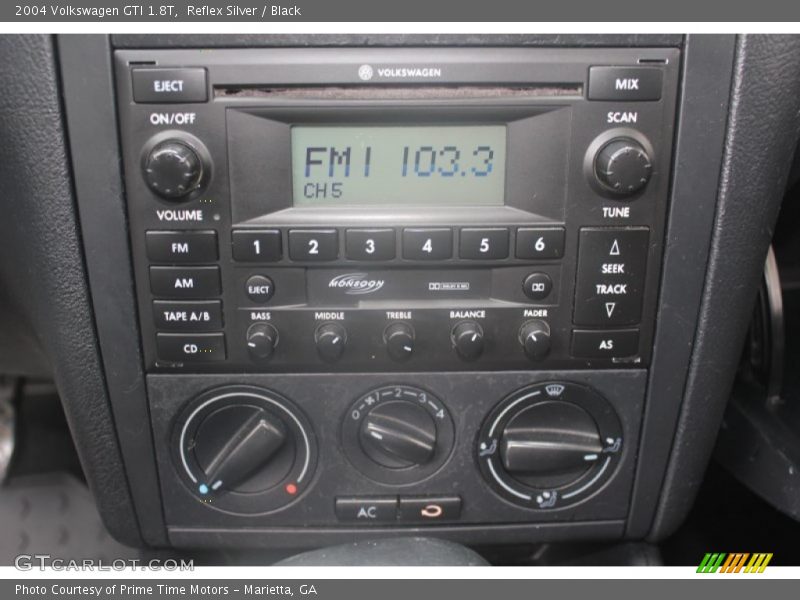 Reflex Silver / Black 2004 Volkswagen GTI 1.8T