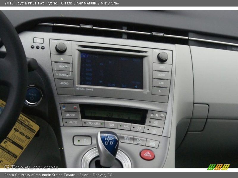 Classic Silver Metallic / Misty Gray 2015 Toyota Prius Two Hybrid