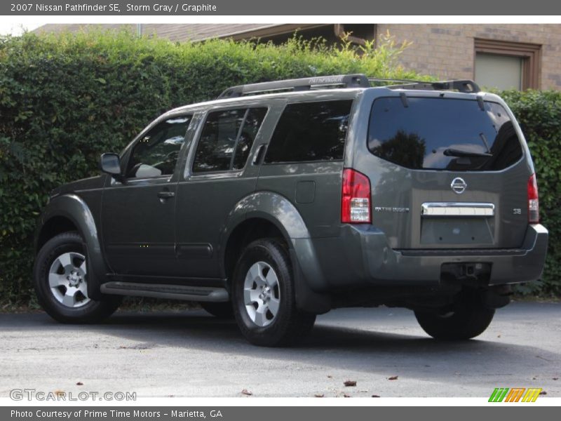 Storm Gray / Graphite 2007 Nissan Pathfinder SE