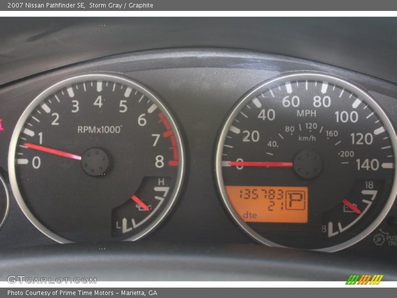 Storm Gray / Graphite 2007 Nissan Pathfinder SE