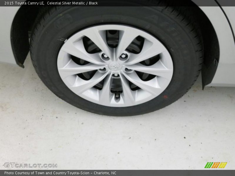 Celestial Silver Metallic / Black 2015 Toyota Camry LE