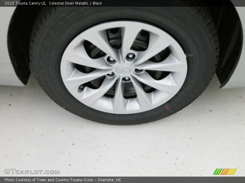 Celestial Silver Metallic / Black 2015 Toyota Camry LE