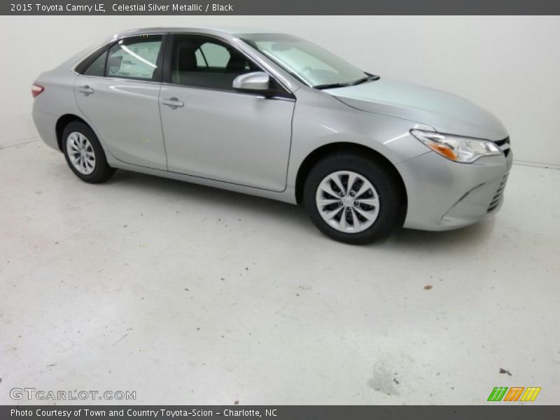Celestial Silver Metallic / Black 2015 Toyota Camry LE