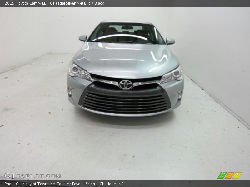 Celestial Silver Metallic / Black 2015 Toyota Camry LE