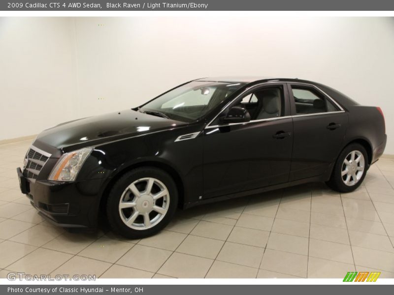 Black Raven / Light Titanium/Ebony 2009 Cadillac CTS 4 AWD Sedan