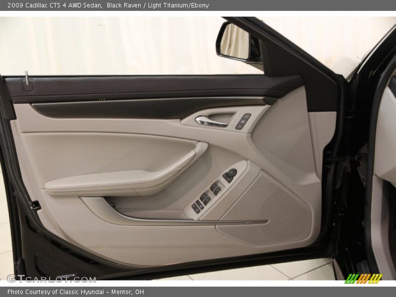 Black Raven / Light Titanium/Ebony 2009 Cadillac CTS 4 AWD Sedan
