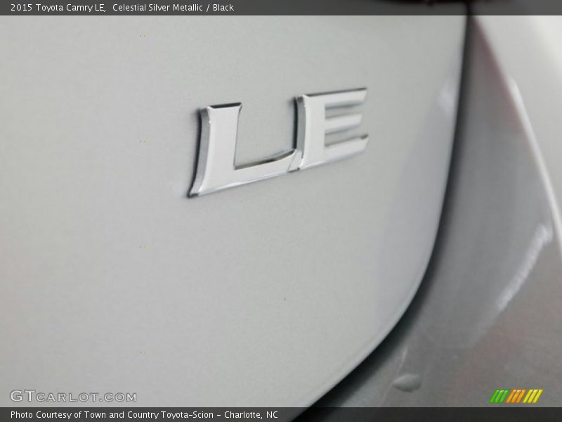 Celestial Silver Metallic / Black 2015 Toyota Camry LE