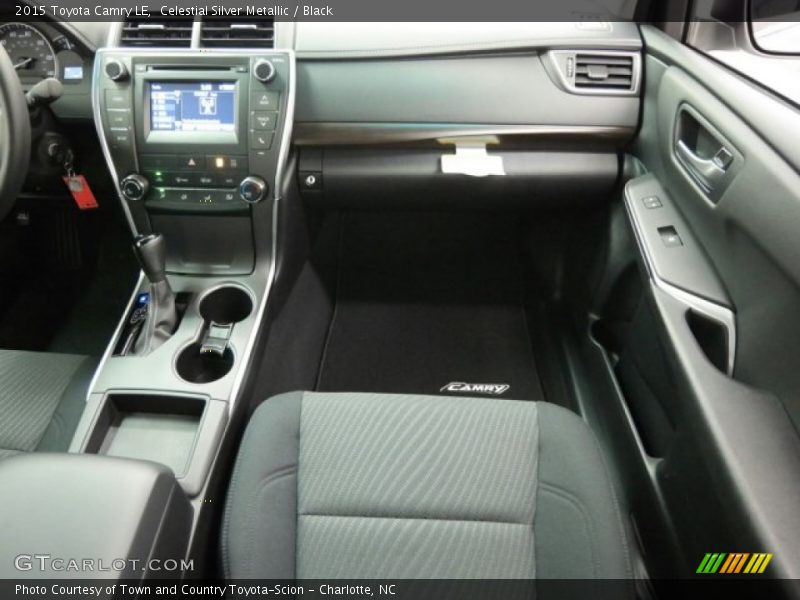 Celestial Silver Metallic / Black 2015 Toyota Camry LE