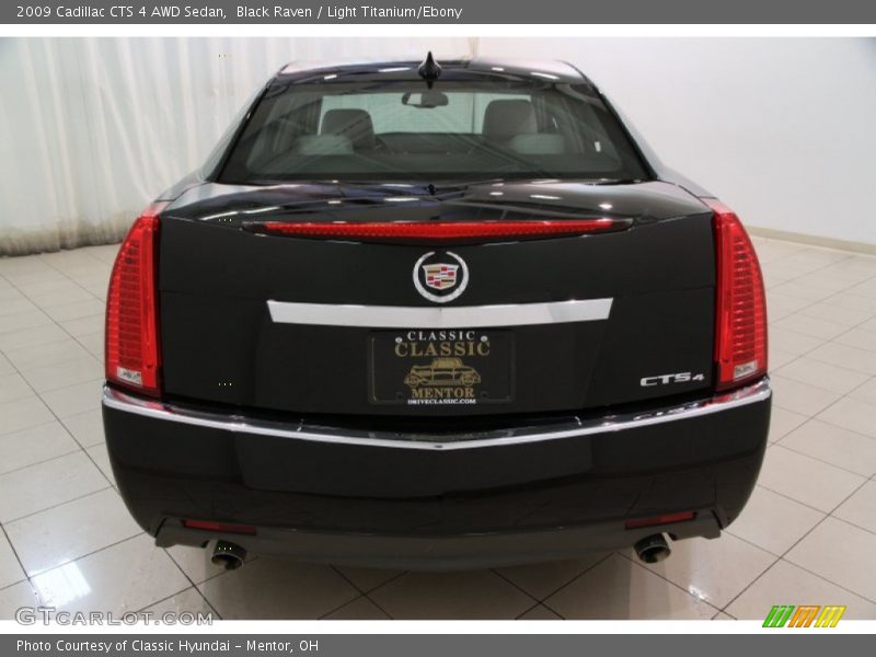 Black Raven / Light Titanium/Ebony 2009 Cadillac CTS 4 AWD Sedan