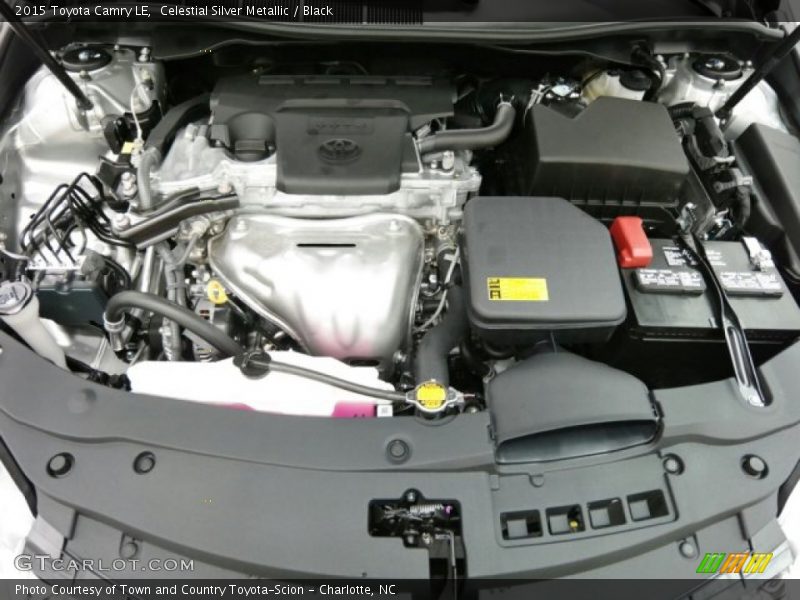 Celestial Silver Metallic / Black 2015 Toyota Camry LE