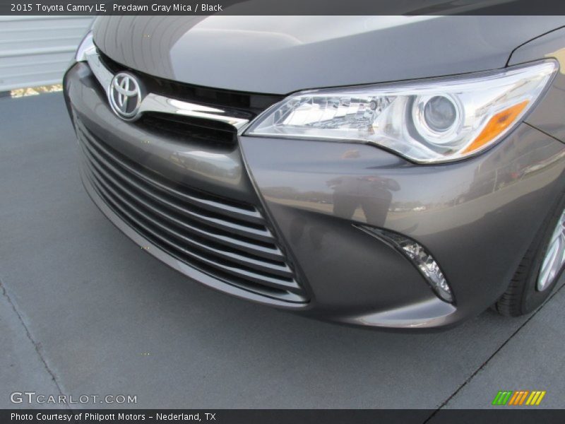 Predawn Gray Mica / Black 2015 Toyota Camry LE