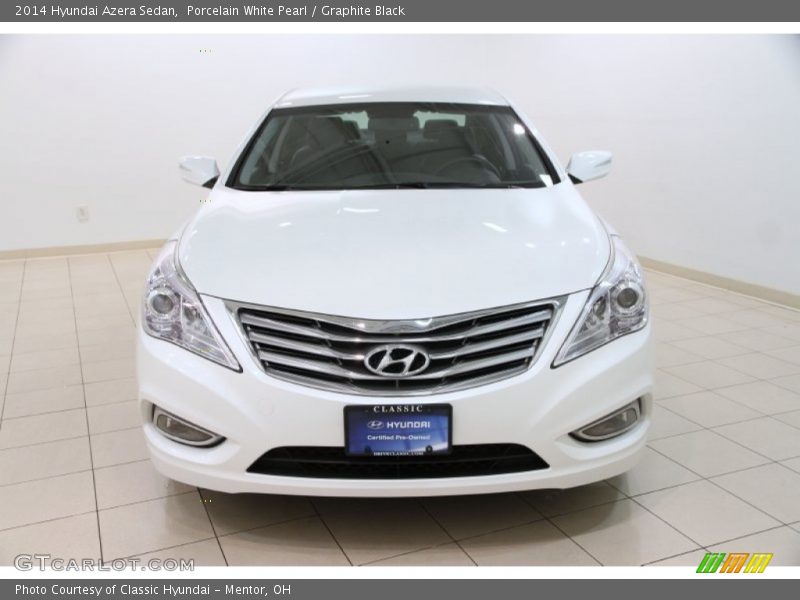 Porcelain White Pearl / Graphite Black 2014 Hyundai Azera Sedan