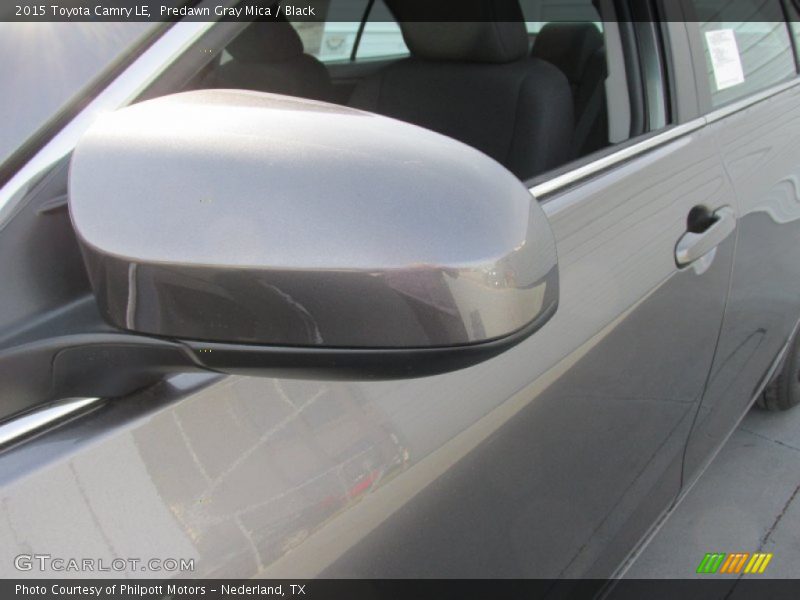 Predawn Gray Mica / Black 2015 Toyota Camry LE