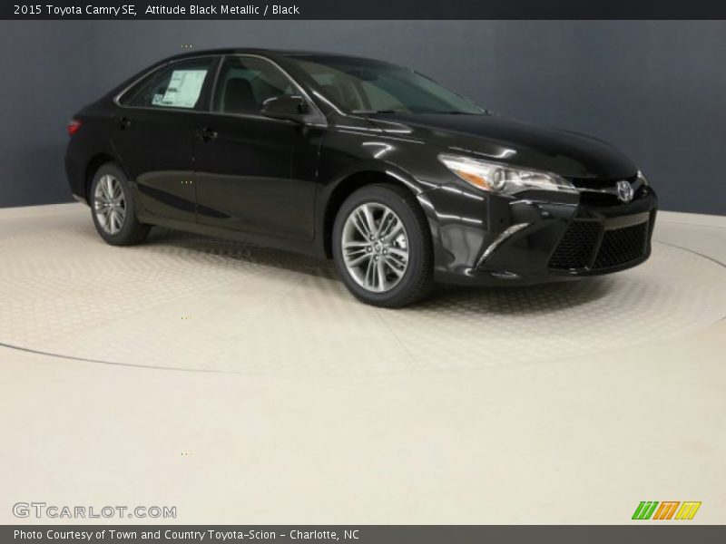 Attitude Black Metallic / Black 2015 Toyota Camry SE