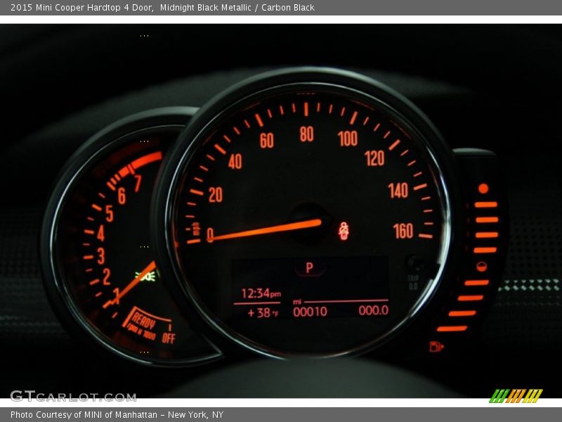 Midnight Black Metallic / Carbon Black 2015 Mini Cooper Hardtop 4 Door