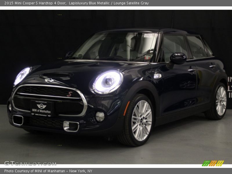 Lapisluxury Blue Metallic / Lounge Satellite Gray 2015 Mini Cooper S Hardtop 4 Door