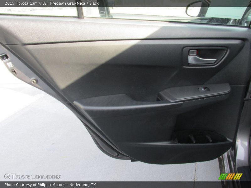 Predawn Gray Mica / Black 2015 Toyota Camry LE