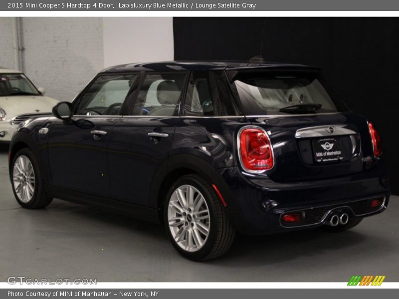 Lapisluxury Blue Metallic / Lounge Satellite Gray 2015 Mini Cooper S Hardtop 4 Door