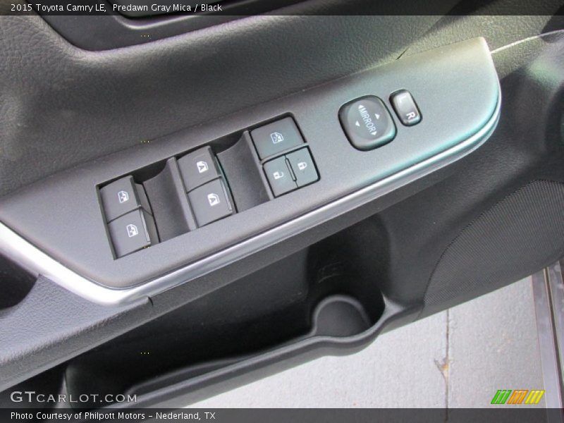 Predawn Gray Mica / Black 2015 Toyota Camry LE