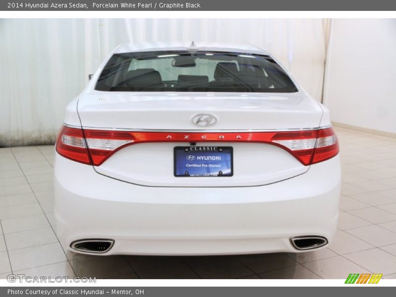 Porcelain White Pearl / Graphite Black 2014 Hyundai Azera Sedan