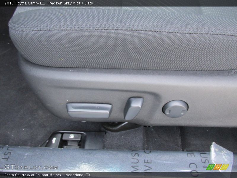 Predawn Gray Mica / Black 2015 Toyota Camry LE