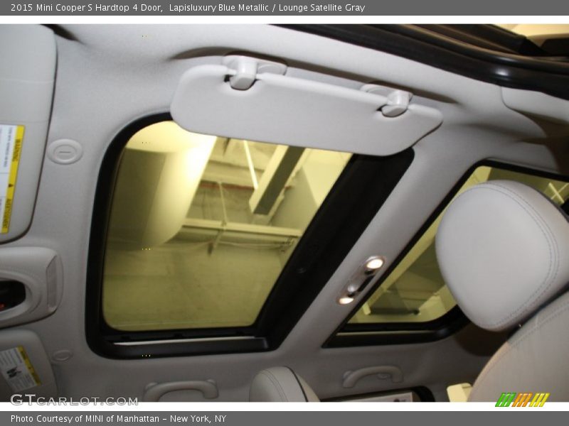 Lapisluxury Blue Metallic / Lounge Satellite Gray 2015 Mini Cooper S Hardtop 4 Door