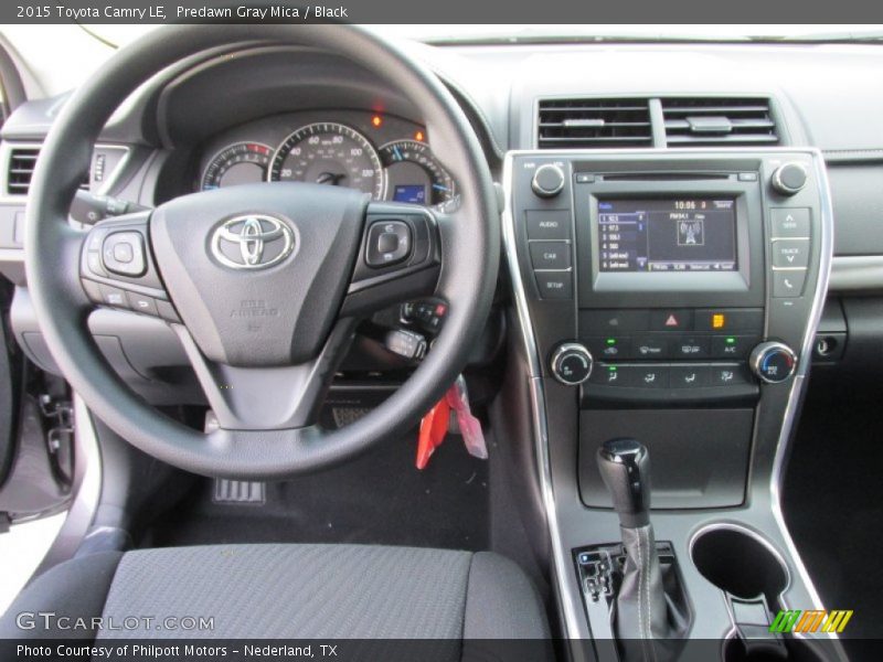 Predawn Gray Mica / Black 2015 Toyota Camry LE