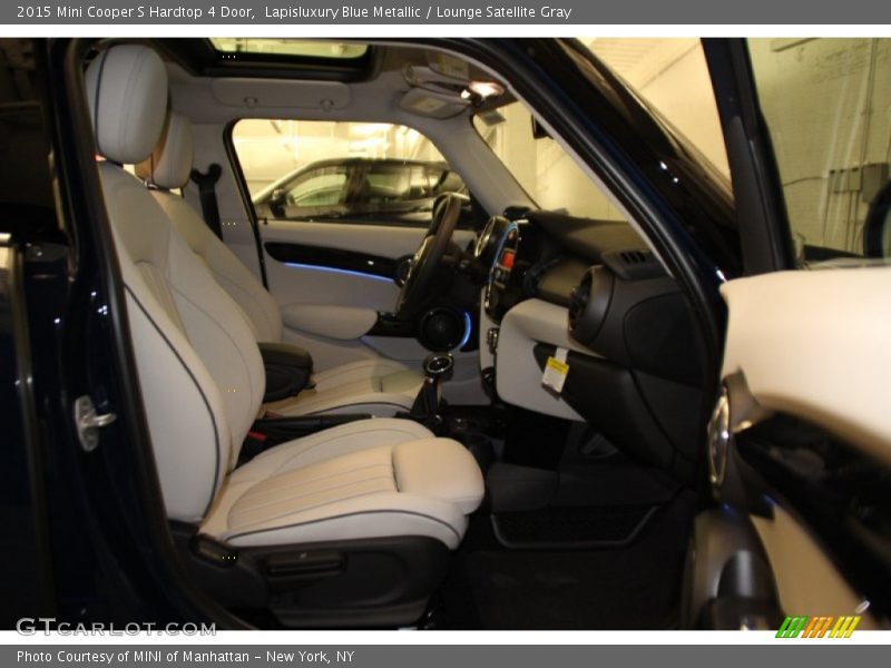 Lapisluxury Blue Metallic / Lounge Satellite Gray 2015 Mini Cooper S Hardtop 4 Door