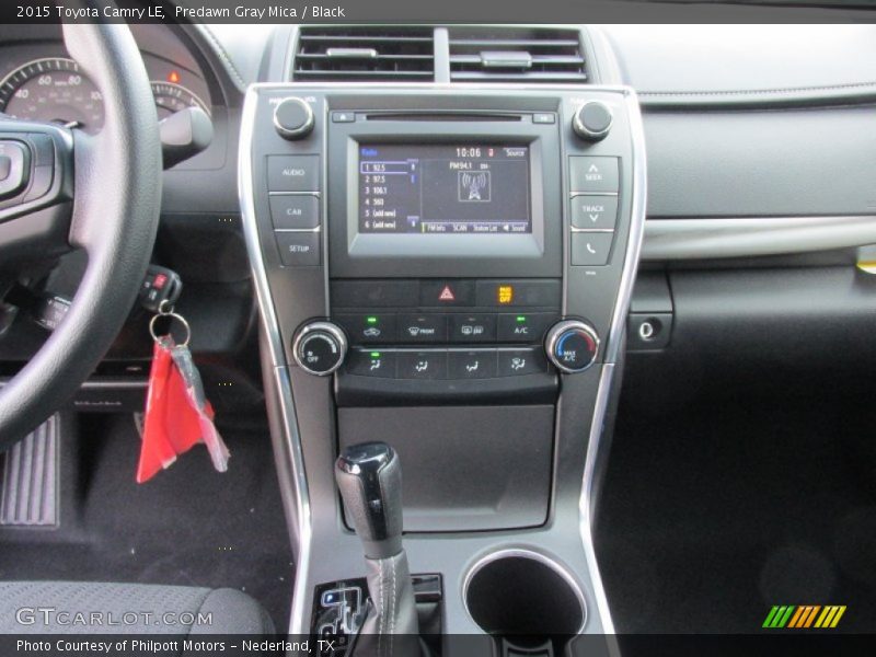 Predawn Gray Mica / Black 2015 Toyota Camry LE