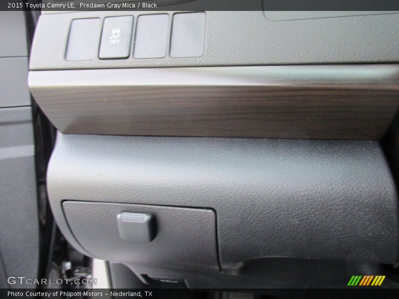 Predawn Gray Mica / Black 2015 Toyota Camry LE