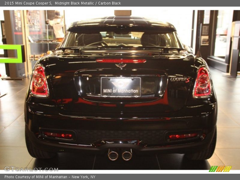 Midnight Black Metallic / Carbon Black 2015 Mini Coupe Cooper S