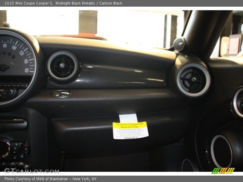 Midnight Black Metallic / Carbon Black 2015 Mini Coupe Cooper S