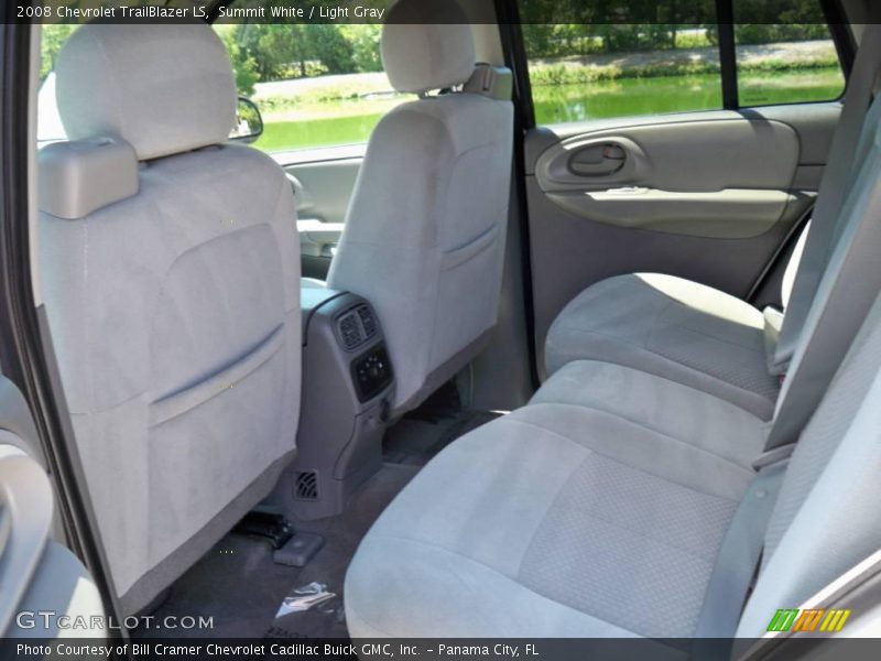 Summit White / Light Gray 2008 Chevrolet TrailBlazer LS