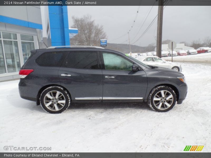 Dark Slate / Almond 2014 Nissan Pathfinder Platinum AWD