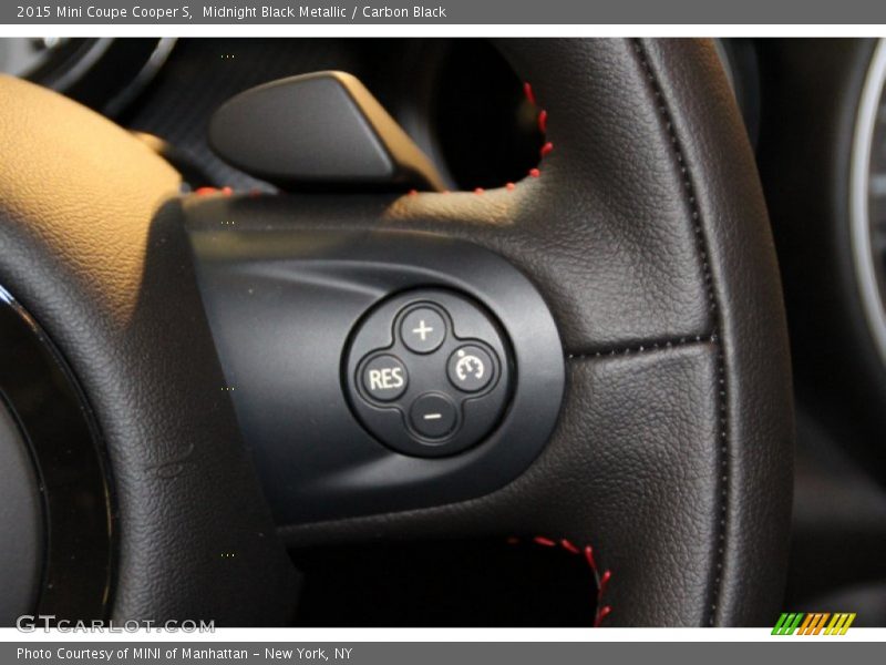 Controls of 2015 Coupe Cooper S