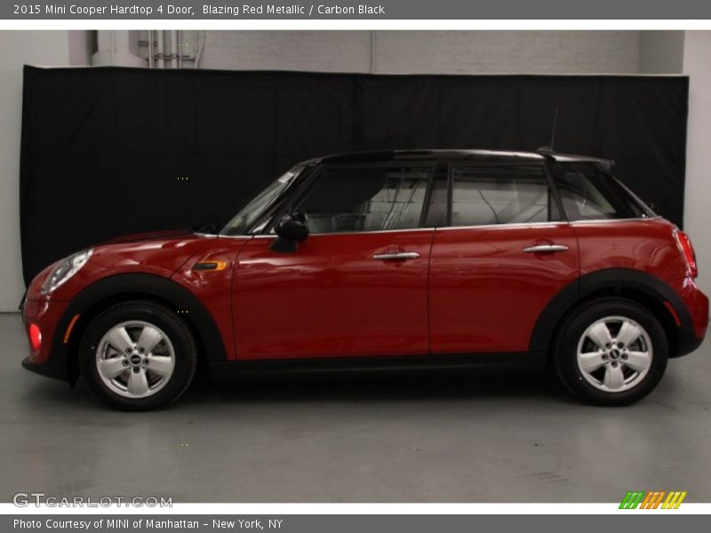  2015 Cooper Hardtop 4 Door Blazing Red Metallic