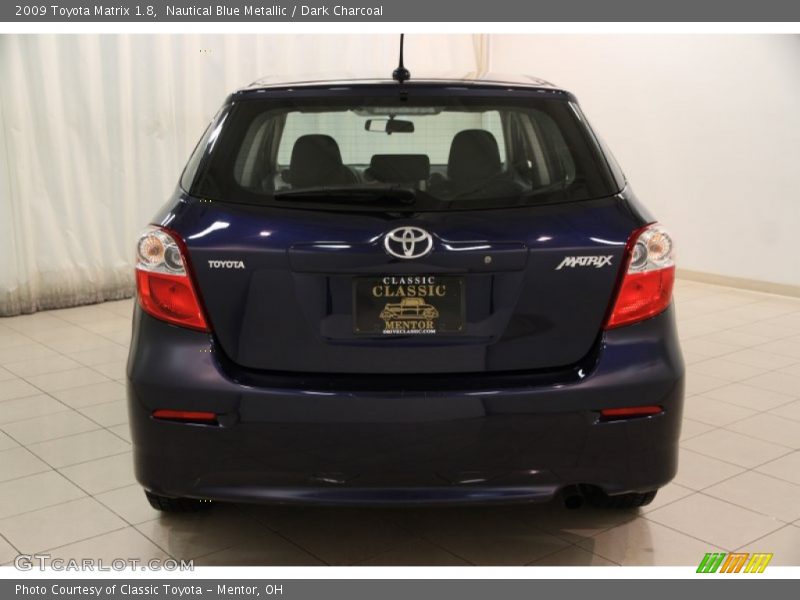 Nautical Blue Metallic / Dark Charcoal 2009 Toyota Matrix 1.8